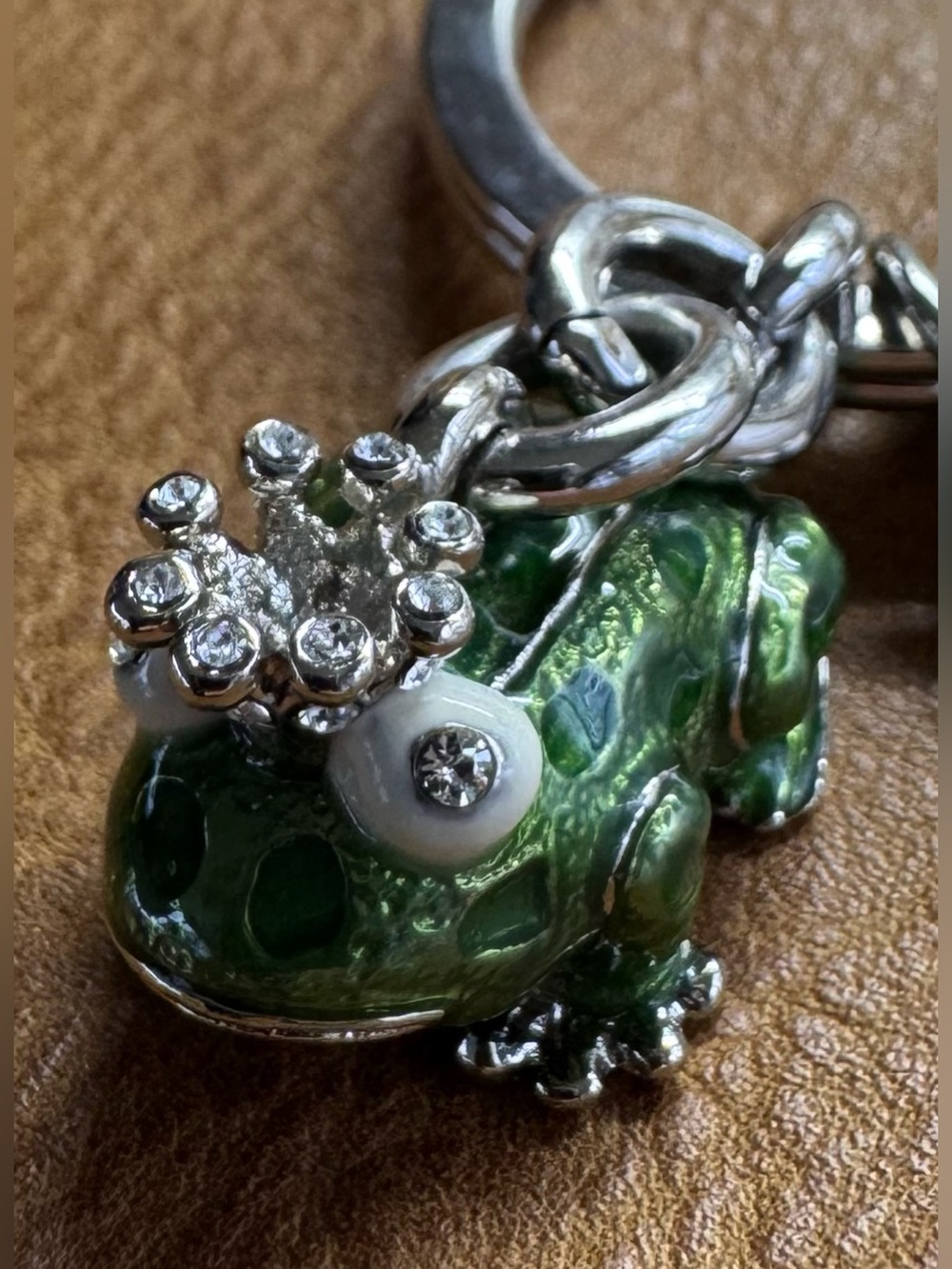 Coach Frog Prince Keyring/Purse Charm